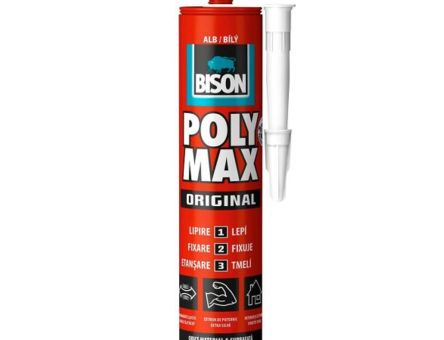 ADEZIV UNIVERSAL BISON POLY MAX ORIGINAL 465 GR, ALB