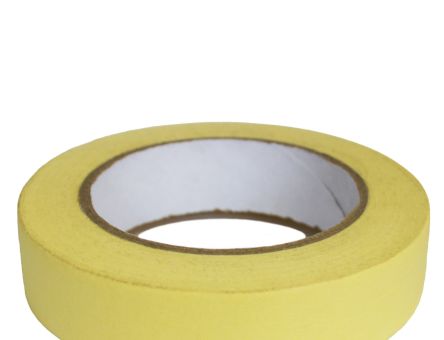 Banda adeziva de mascare din hartie 25 mm x 50 m galben
