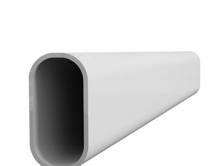 Bara ovala pentru umerase haine, alba