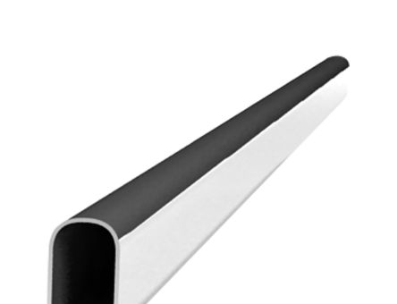 Bara ovala pentru umerase haine, crom