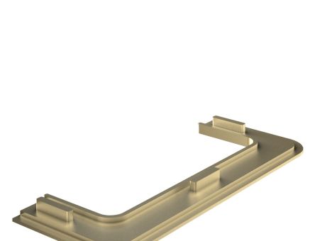 Capac pentru profil auriu tip U Gola orizontal