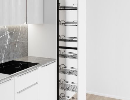 Coloana glisanta Premium Konig Calypso cu 7 cosuri, corp 400 mm, antracit