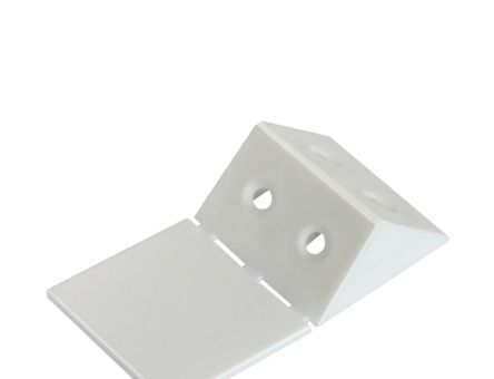 Coltar din plastic triunghiular cu capac, alb (100 buc)