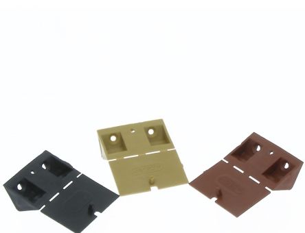 Coltar din plastic triunghiular cu capac, cires (50 buc)