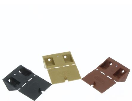 Coltar din plastic triunghiular cu capac, stejar