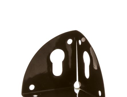 Coltar tridimensional din metal pentru corp suspendat, maro (10 buc)