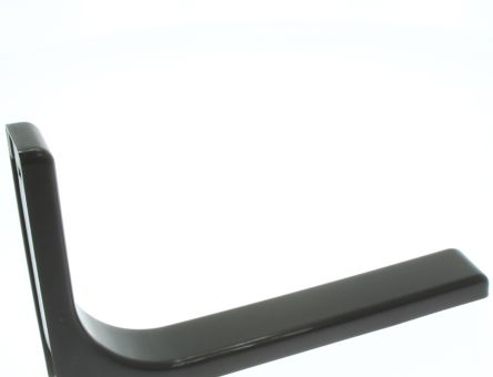 Consola din metal cu masca din plastic 145x240 mm, negru