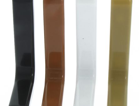 Consola din metal cu masca din plastic 78x120 mm, maro