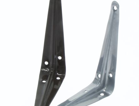 Consola din tabla 100x125 mm, silver