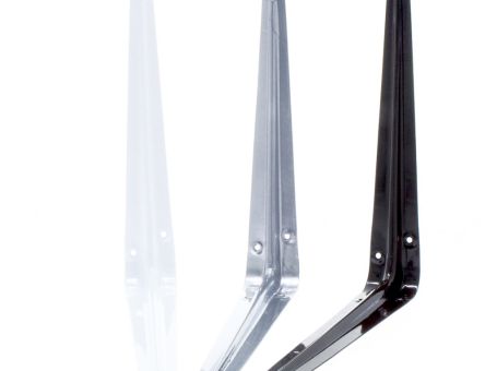 Consola din tabla 300x350 mm, silver (2 buc)