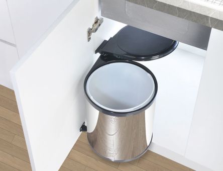 Cos gunoi Konig Flip din inox 14 L