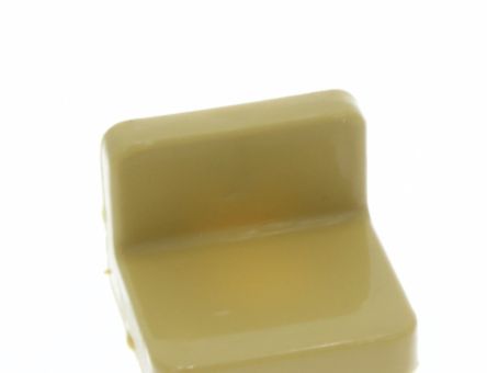 Demontabil din metal tip L cu masca din plastic, bej