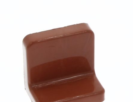 Demontabil din metal tip L cu masca din plastic, cires