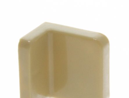 Demontabil din metal tip L cu masca din plastic, stejar