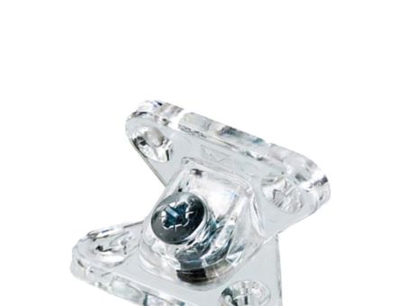 Demontabil din plastic transparent tip fluture