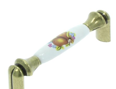 MANER ANTIC DIN METAL CU CERAMICA ROLPH 96 MM