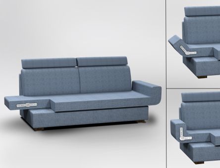 Mecanism pentru brat sofa, 8 pozitii