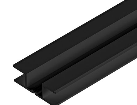 Multiangolo din plastic pentru plinta H150, negru
