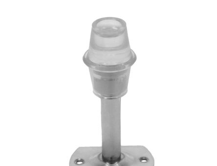 Opritor din metal pentru usa fixare pe perete, alb