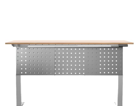 Panou extensibil Madsen perforat pentru picior birou, satinat