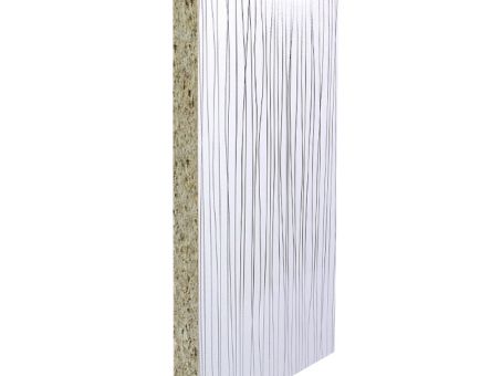 Panou MDF alb argintiu lucios EVO P200 (2.80x1.22)