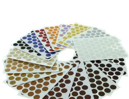 Pastila autoadeziva mascare surub 108 buc/folie, fag deschis (KR 876/KR 1783/KST A802)