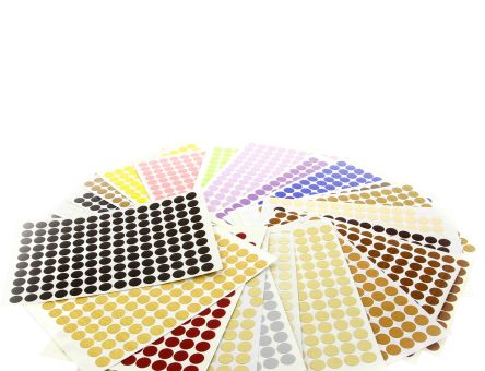 Pastila autoadeziva mascare surub 140 buc/folie, rosu aprins (EG U323)