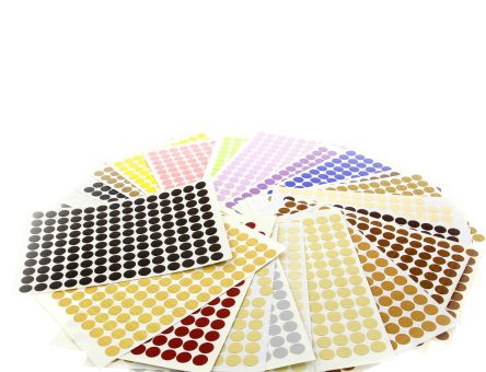 Pastila autoadeziva mascare surub 140 buc/folie, roz (KR 8534)