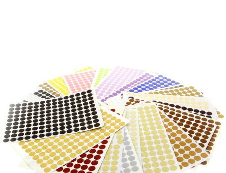 Pastila autoadeziva mascare surub 140 buc/folie, verde lamaie (EG U630/KST D134)