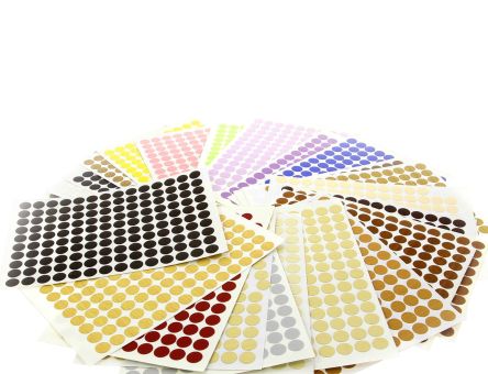 Pastila autoadeziva mascare surub 140 buc/folie, violet (KST D148)