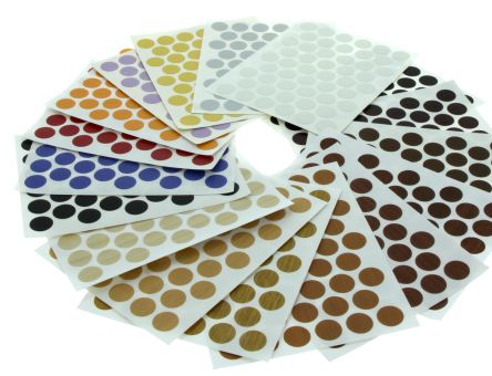 Pastila autoadeziva mascare surub, 50 buc/folie, fag ciocolata (A836/9019)