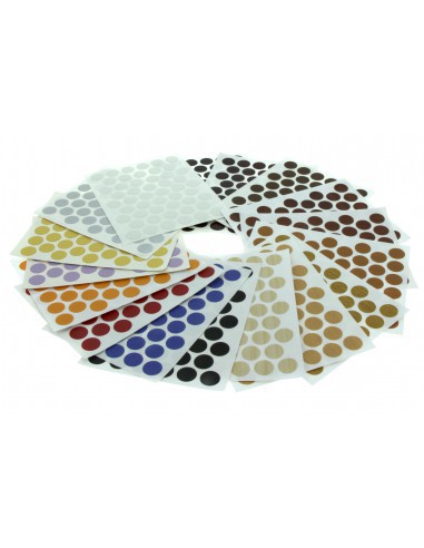 Pastila autoadeziva mascare surub, 50 buc/folie, frasin Lyon nisip (H1298)