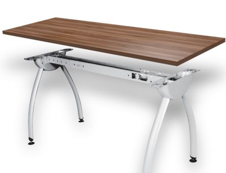 Picior birou Helton extensibil H720, satinat