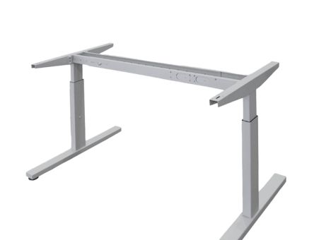 Picior birou Hereford extensibil cu reglaj pe inaltime H620-820, satinat