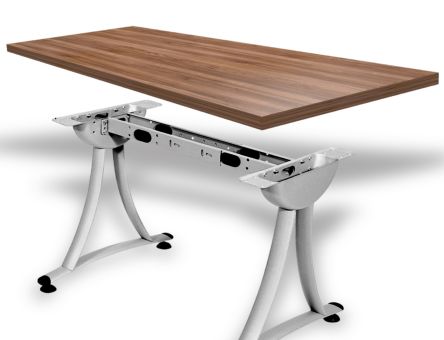 Picior birou Hudson extensibil H720, satinat