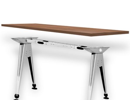 Picior birou Justin extensibil H720, satinat