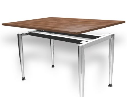 Picior cadru Kim din otel pentru masa extensibila H720, crom