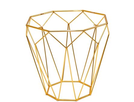 Picior cadru Octogon pentru masa cafea H500, auriu