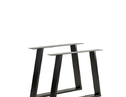 Picior masa Delta din otel H700, negru (set 2 buc)