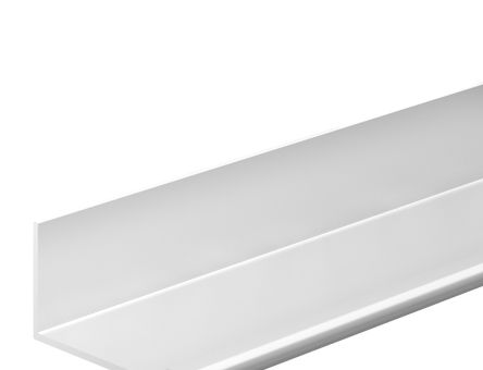 Profil din aluminiu maner tip L 3 ml, alb