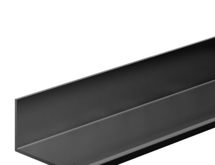 Profil din aluminiu maner tip L 3 ml, negru