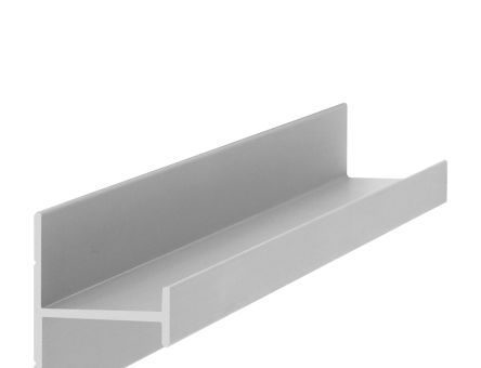 Profil din aluminiu pentru imbinare pal tip H asimetric, 2.5 ml