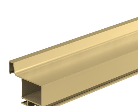 Profil din aluminiu tip L Gola vertical 4.2 ml, auriu