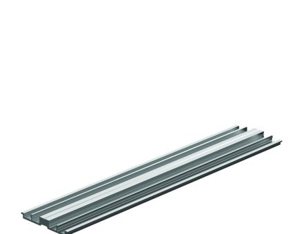 Profil din aluminiu trecere cablu pardoseala baza, 3 ml