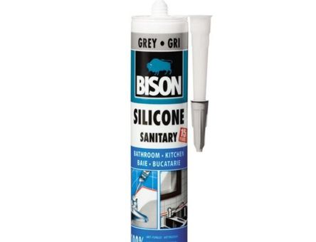 SILICON SANITAR BISON 280 ML, GRI