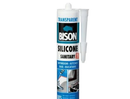 SILICON SANITAR BISON 280 ML, TRANSPARENT
