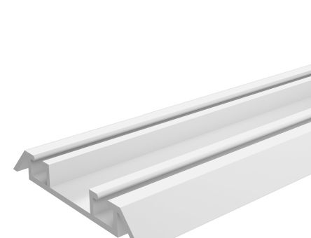 Sina aluminiu inferioara pentru sistem KLS90V/KLS85H 3 ml, alb