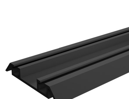 Sina aluminiu inferioara pentru sistem KLS90V/KLS85H 3 ml, negru