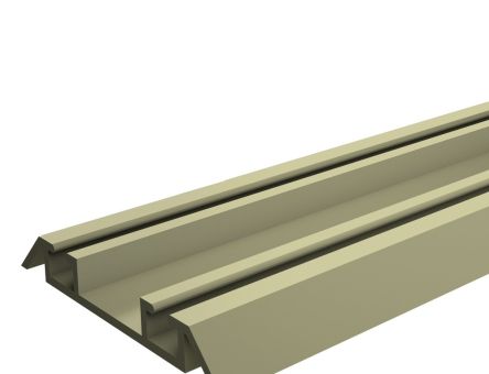 Sina aluminiu inferioara pentru sistem KLS90V/KLS85H 3 ml, sampanie