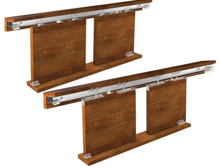 Sistem de glisare KLS120D pentru 2 usi sincronizate